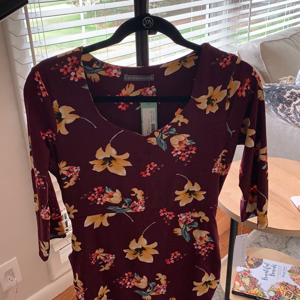 Loveapella stitch fix fitted maternity dress NWT